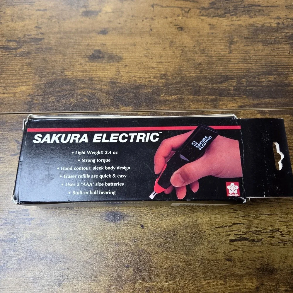 Sakura Electric Eraser SE-2000  SEALED NIB +  60 Eraser Refills NEW